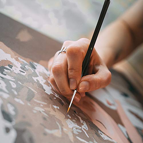 Mingzhe Conjunto de pincéis de pintura de detalhes 10 pçs pincéis de pintura profissional em miniatu