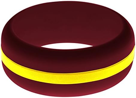 FLEX Ring - Womens Mens Cardinal Red Silicone Ring - Changeable Color Bands - Many Colors - Safe, Durable, Everyday Wear Wedding Band - 1 Ring - Sizes 4-16