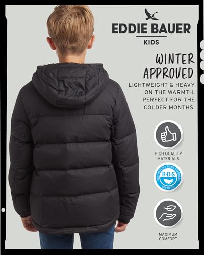 Eddie Bauer Boys' Winter Jacket - Heavyweight Quilted Down Jacket - Insulated Hooded Outerwear Coat for Boys (5-16) - Image 7