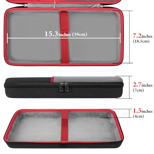 Étui pour clavier de jeu mécanique TKL compatible 8Bitdo Retro sac rigide