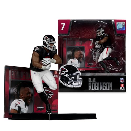 Statuette NFL Bijan Robinson McFarlane 17,8 cm aux finitions de haute précision