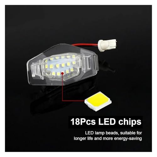 Luz matrícula LED Accord 2003 2004 2005 2006 2007 2008 2009 2010 2011 2012 auto 4