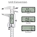 Neoteck Calibre Digital 0-150mm/6 Pulgada con Calibrador de Espesor Acero Inoxitable Pie...