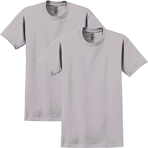 Image of Gildan Ultra Cotton Tshirt, Style G2000 2-Pack, Ice Grey (2-pack), XX-Large