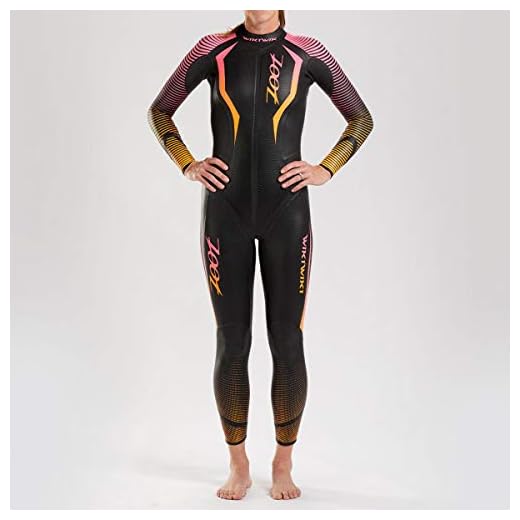Zoot Damen Wikiwiki Neoprenanzug mit Tasche, 0,3mm dünnen Ärmel, SCS Nano Beschichtung, aus bestem Yamamoto Neopren und ideal für Triathlon und Open Water-Swimming