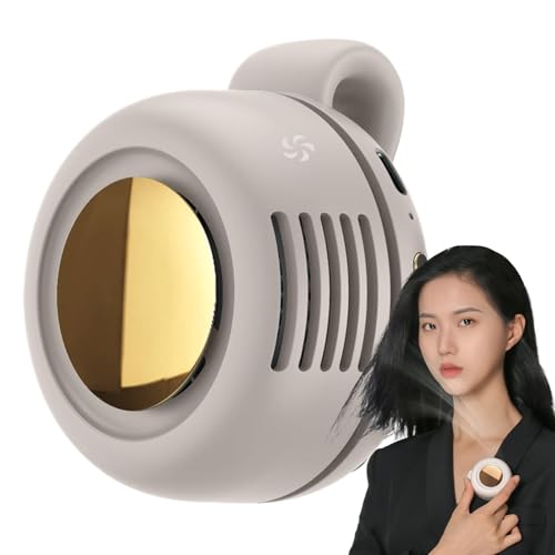Pavsicgn Ventilador Pequeño Con Pinza - Enfriador Personal Portátil Con Carga USB,Ventilador Silencioso Sin Aspas Para Playa Dormitorio Gimnasio Viajes Y Uso En Tienda De Campaña