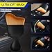JsqFogey 7PCS Car Detailing Brush Kit - Ultra Soft Boars Hair Car Interior Detailing Brushes, Includes 4 Different Brushes, Multi-use for Cleaning Interior or Exterior - Perfect Car Accessory Gift