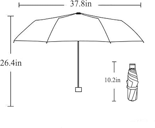 Miniatura 8 de Paraguas para cochecito con abrazadera universal ajustable, paraguas de clip con clip UPF 50+, ideal para cochecitos, cochecitos, silla de playa