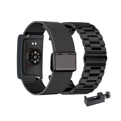 [AireWiki] 2�{ �Z�b�g�r���v�x���g�Ή� Amazfit Helio Strap �X�e�����X �r���v�o���h�X�e�����X�o���h �~���l�[�[���b�V���x���g���������x���g�N�C�b�N�����[�X �ւ��x���g ���߉\ �j�����p �����x���g �R���p�`�u�� Amaz
