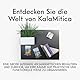 KalaMitica - Magnettafel, Kreidetafel, kleine magnetische Wandtafel aus Stahl, beschreibbar mit Kreide und abwischbar, Pinnwand für Magnete - Beige, 9x24 cm
