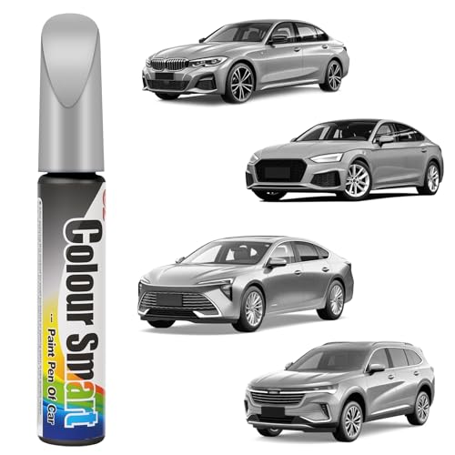 flintronic Ritocco Vernice Auto, 12 ml Penna Ritocco Carrozzeria, Penna per Rimuovi Graffi Auto per Riparazione Graffi, per Riparare Piccoli Graffi Automobilistici Vernice per Carrozzeria -Grigio