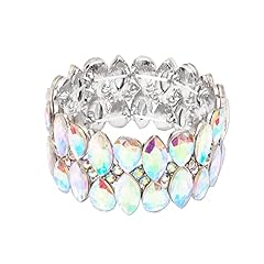 AB crystal-Platinum Tone