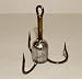 SNAG HOOKS - 11/0 Weighted Treble Snagging Hook 2.5 OZ