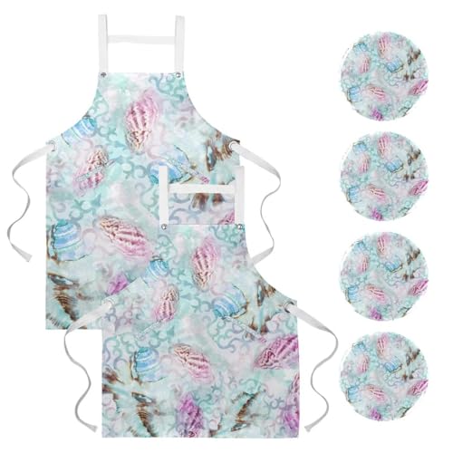 Tablier de serveuse multicolore idéal pour le service en bistrot ou bar