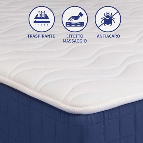 Inmaterassi Materasso Memory Una Piazza E Mezza 120X200 - Altezza 30 Cm - Amazonia Memo Materasso Memory Foam Ortopedico, Anallergico, Antiacaro E Traspirante - Waterfoam 100% Made In Italy - 6