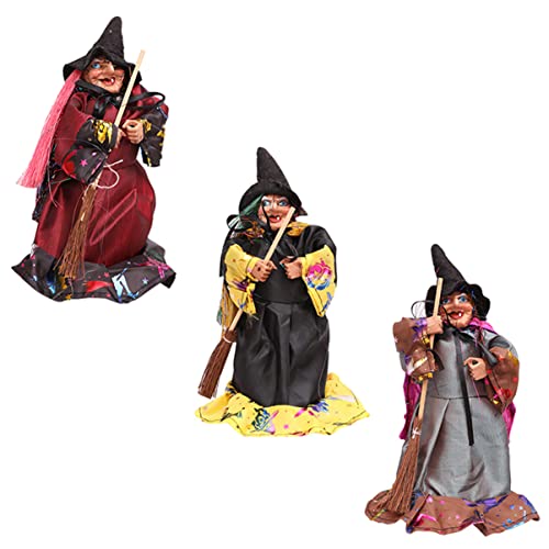 Abaodam 6 Pcs Halloween Brocomba Bonecas de Bruxa Bonecas de Halloween Boneca Boneca Ornamentos de B