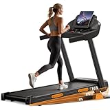 LONTEK Laufband für Zuhause Klappbar mit Steigung, Laufbänder 12KM/H, Treadmill for Home mit 3,0-PS-Motor und LED-Anzeige, Max Belastung 136KG