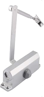 Burappoi Automatic Door Closer Stainless Steel Aluminum Alloy Adjustable Duty Fire Rated Overhead Door Closer Soft Close (25-45KG)