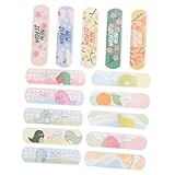 Beaupretty 120 Piezas apósito adhesivo kinder kiddikutter skin care skincare golpeador circular figuritas vendas adhesivas vendajes para heridas pequeñas PE de alta elasticidad