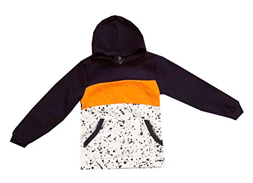 Street Rules Hustle or Legend or Savage Embossed and Camouflage or Paint Splatter or Cracked Print Fleece Fashion Hoodies