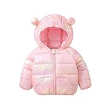 niceclould Winter Coat Toddler Kids Solid 3D Bear Ear Hooded Padded Jacket Outfit Body Girls Snow Wa