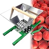 ◉Materiali resistenti: questo macinafrutta è dotato di una tramoggia in acciaio inossidabile per uso alimentare e di un telaio in acciaio verniciato a polvere, che garantiscono durata e utilizzo a lungo termine. Il suo design leggero e senza fili lo rende facile da trasportare e spostare.