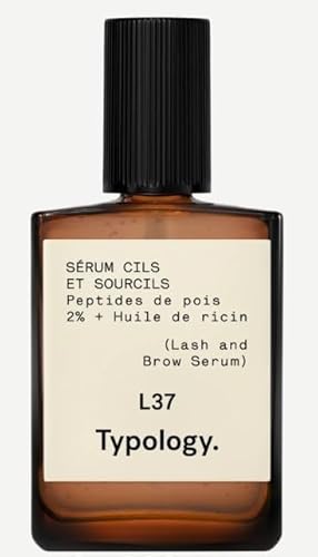 Typology Eyebrow & Eyelash Serum with 2% Pea Peptides + Castor Oil & Complimentary Sheet Masque