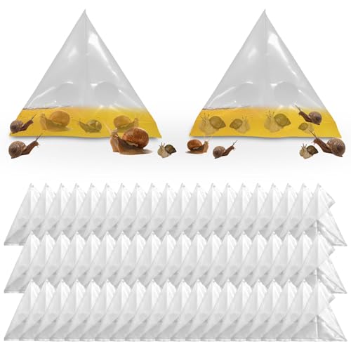 Behogan 60 trappole per lumache, trappole per birra, repellente per lumache, per giardini, difesa per lumache, efficace contro l'invasione di lumache, adatto per giardini