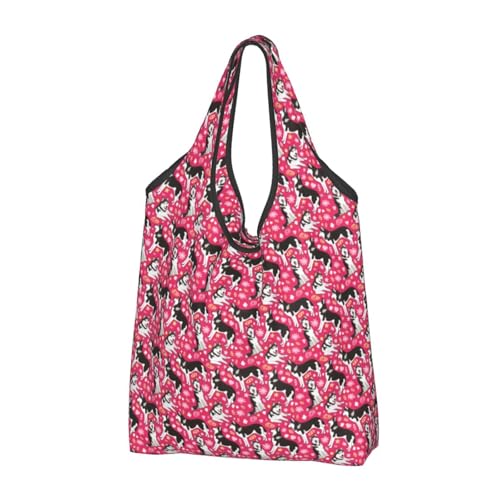 Sac fourre-tout en tissu pliable lot de 3 cabas légers husky
