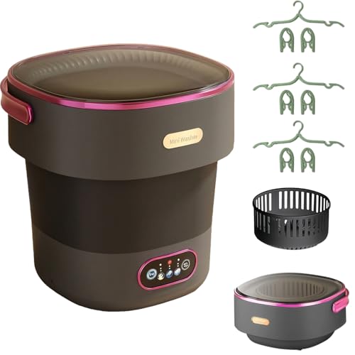 Mini Lave-Linge Pliable 15L – Machine à Laver Portable pour Voyage, Camping, Dortoir et Appartement – Idéal pour petits vêtements