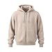 Hoodie Herren Kapuzenjacke Waffelmuster Zipper Sweatjacke Einfarbig Sweatshirt mit Reißverschluss und Taschen Kapuzenpullover Langarm Kaputzensweatjacke Trainingsjacke