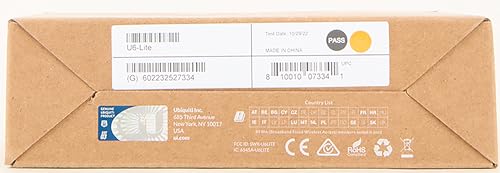 Access Point Ubiquiti UniFi U6-LITE Wi-Fi 6 Interno AC1500 Mbps Dual Band S/FONTE