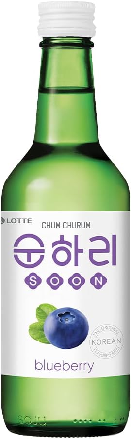 Lotte Chum Churum Premium Korean Fruity Soju Assorted 350ml (9 Bottles) – Summer Party Drinks for BBQ Gatherings & Match Night 12–18% Alc Vol