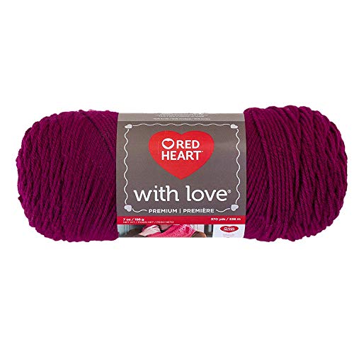 Red Heart Yarn With Love 1907 Boysenberry