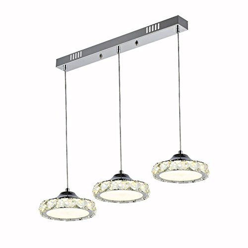 Suspension LED dimmable 36W à trois lumières avec hauteur ajustable