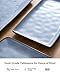 Famiware Serving Platter, Rectangular 15.67/14.1/12.6inch Serving Dishes for Entertaining, Reactive Glaze, Stoneware Serving Trays for Party, Food, Turkey, Snack, Cheese, Ocean Series, Blue