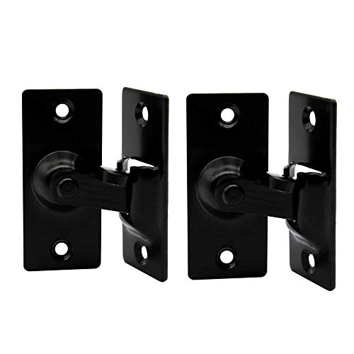 WANLIAN[2 Small] 90 Degree Right Angle Door Lock Lock Bolt Lock cam Lock for Door and Window Sliding Lock bar Bolt Storage Sliding Door Lock Sliding Latch Lock Door Buckle Special Door Lock