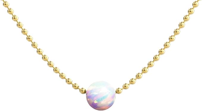 Opal Necklace | Dainty Choker Necklaces 