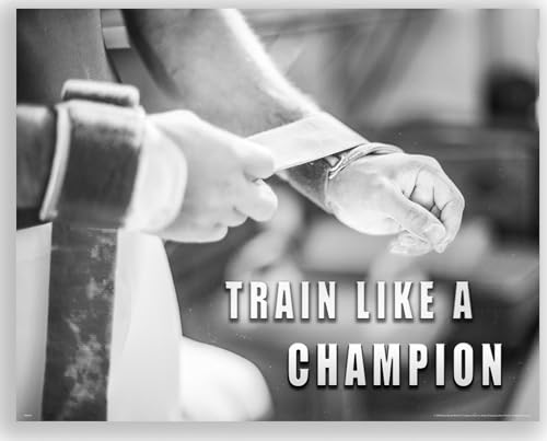 Champion Gymnastics Wall Art - Motivational Quotes 11x14