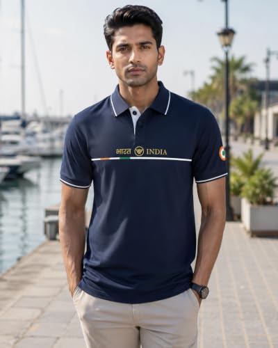Image of WarriorWorld Men's Polo T-Shirt Cotton Fabric Casual & Sportswear Comfortable, Breathable