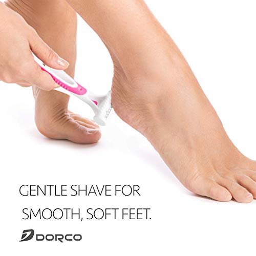 Dorco Foot Callus Remover Shaver, Disposable Pedicure Tool For Foot Care, Remove Hard Skin On Dry Callus (2 Pack) #TOP1