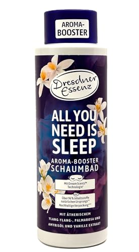 Dresdner Essenz Aroma-Booster Schaumbad All You Need Is Sleep 500 ml - Entspannend, Schlaf, floral, Badeschaum