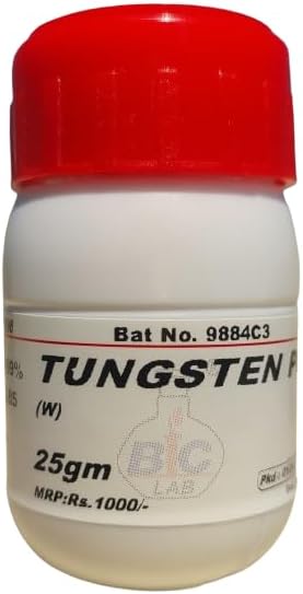 タングステンパウダー - 25gm (タングステン金属粉末)