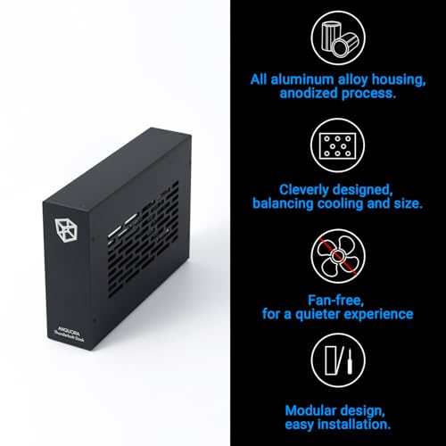 Carcasa externa PCIe 3.0x16 Thunderbolt 3 tarjeta Decklink portátil Windows MacOS TD1-L 5