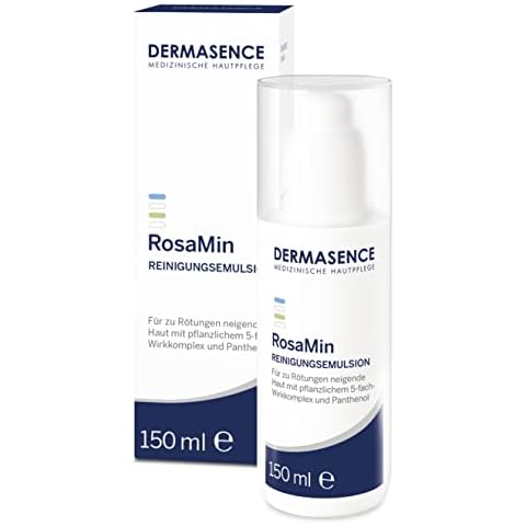 DERMASENCE RosaMin Reinigungsemulsion - Milde, nicht irritierende Reinigungsmilch für die empfindliche und reaktive, zu Rosacea neigende Haut - beruhigend Cover