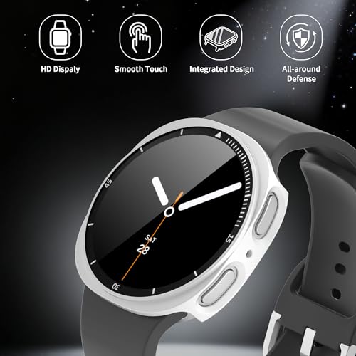 Protector Samsung Galaxy Watch 8 40mm anticaídas y antivaho transparente 4