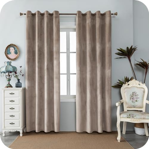 GIRASOLE HOME Paire de rideaux Adélaïde doux occultants thermique...