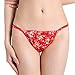 Satini Mesdames Belle Satin Culotte Bikini (Rouge, L)