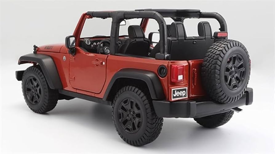 Amazon.com: for MAISTO for Jeep for Wrangler 2014 Orange Red