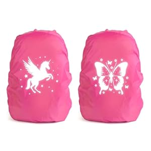 Capaneus 2 Stück Regenschutz mit Einhorn Schmetterling